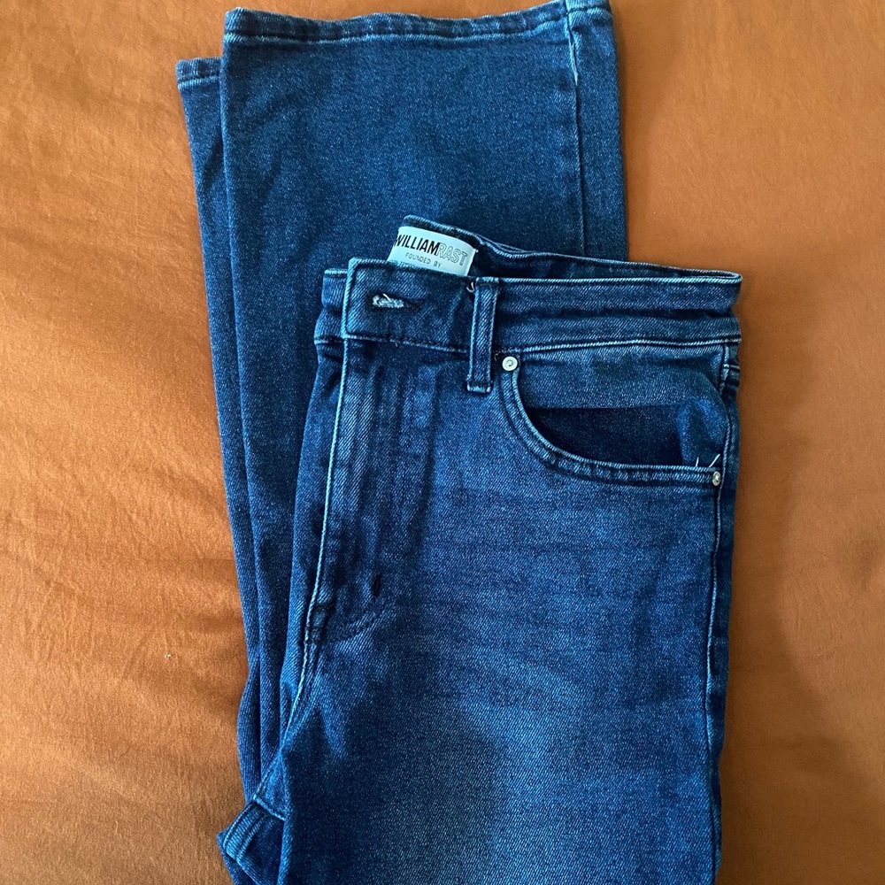William Rast super high rise flair crop